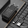 Сетевое зарядное Borofone BA68A Lightning (черный)