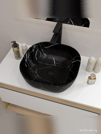 Умывальник Teymi Solli 41 Artceramic T50383 (мрамор черный матовый)