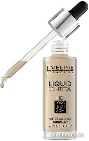Тональная основа Eveline Cosmetics Liquid Control 015