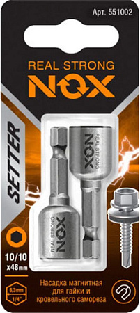 Набор головок слесарных Nox Corebit 551002.21.2 (4x2 шт)