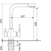 Смеситель MAUNFELD MFQT-16DGR (темно-серый)