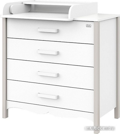 Комод Атон Мебель Felix (белый/кашемир)