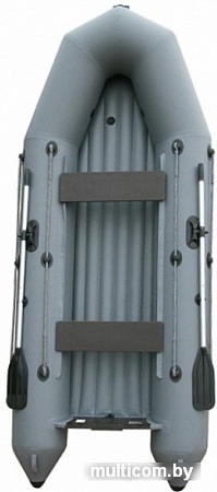 Моторно-гребная лодка Leader Тундра-325 (серый)