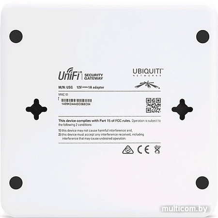 Маршрутизатор Ubiquiti UniFi Security Gateway [USG]