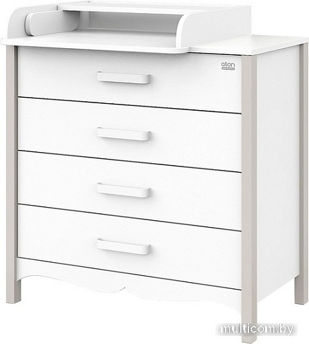 Комод Атон Мебель Felix (белый/кашемир)