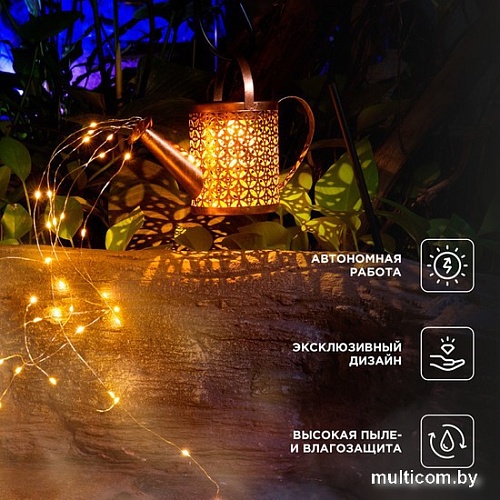 Садовый светильник-фигура Rexant Лейка 602-2405