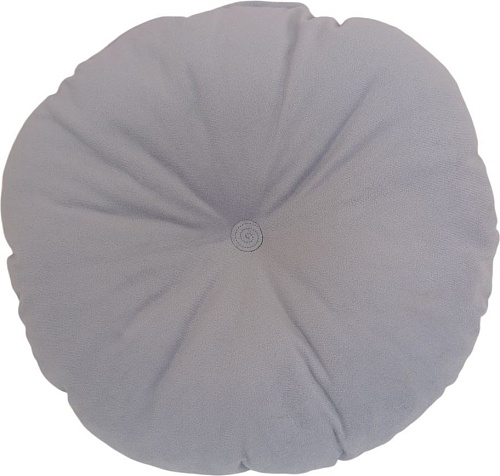 Декоративная подушка Sled Круглая 40x40x10 (серый)