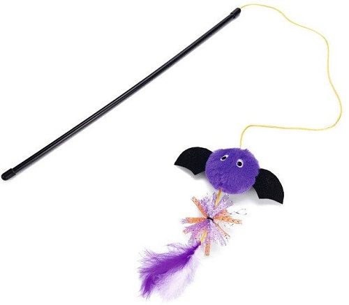 Игрушка для кошек Beeztees Удочка с летучей мышью 2400025