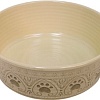 Миска TarHong Medallion Paw PDR5067PBMC (бежевый с лапками)