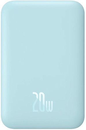 Внешний аккумулятор Baseus Magnetic Wireless PPCX020003 6000mAh (голубой)