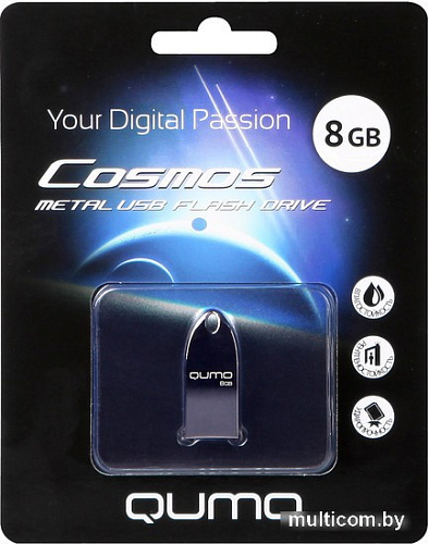 USB Flash QUMO Cosmos Black 8GB