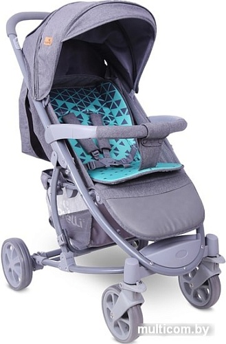 Коляска прогулочная «книга» Lorelli S300 2019 (серый)