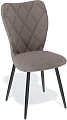 Стул Kenner 123s (черный/микровелюр капучино)
