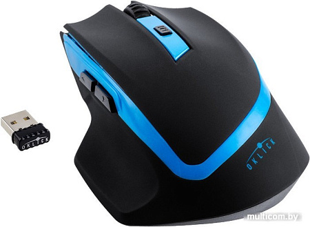 Мышь Oklick 630LW Wireless Optical Mouse Black/Blue (923003)