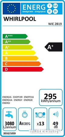 Посудомоечная машина Whirlpool WIE 2B19