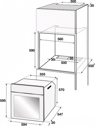 Духовой шкаф BEKO BIM 25400 XMS