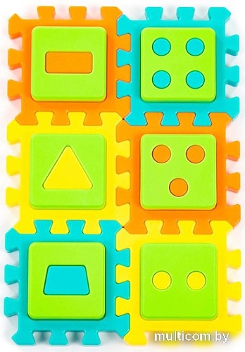 Мозаика/пазл Полесье Пазл №2 91390 (12 элементов, в пакете)