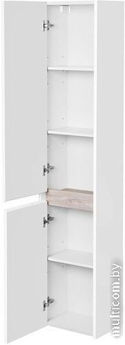 Акватон Шкаф-пенал Нортон 34 1A249403NT01L (левый, белый/дуб эндгрейн)