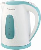 Электрочайник Willmark WEK-2009P (белый/бирюзовый)