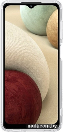 Чехол Samsung Silicone Cover для Galaxy A12 (белый)