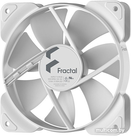 Вентилятор для корпуса Fractal Design Aspect 12 RGB (белый) FD-F-AS1-1208
