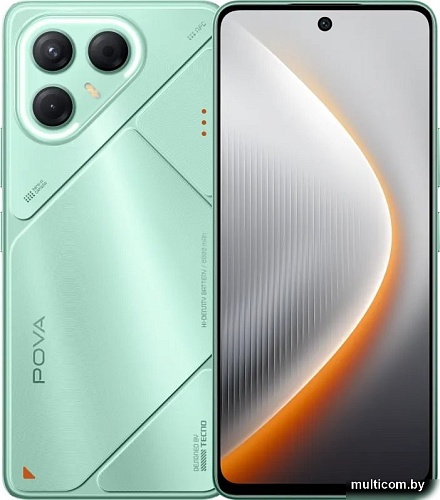 Телефон Tecno Pova 7 5G 8GB/256GB (зеленый оазис)