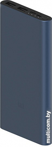 Портативное зарядное устройство Xiaomi Mi Power Bank 3 PLM13ZM 10000mAh (темно-синий)