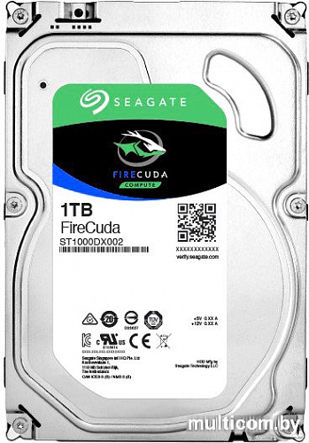 Гибридный жесткий диск Seagate Firecuda 1TB [ST1000DX002]