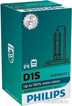 Ксеноновая лампа Philips D1S X-tremeVision gen2 1шт