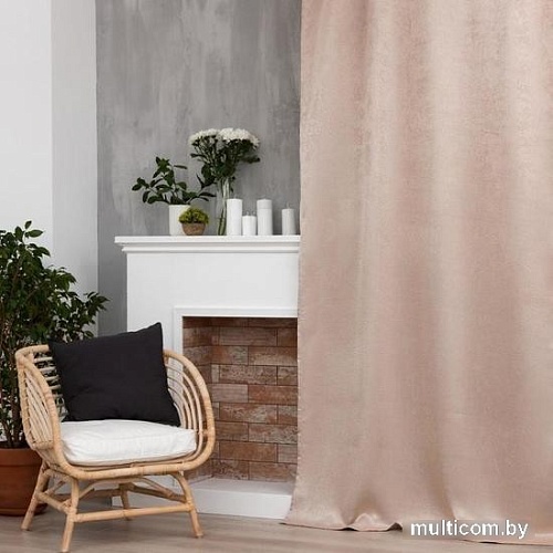 Штора Этель Классика 2.7x3 м (золотой, липкая лента, 1 шт)