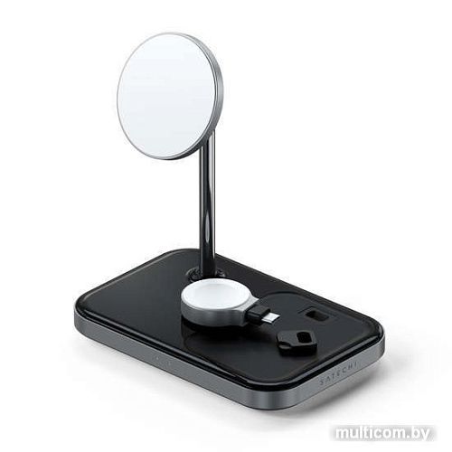 Беспроводное зарядное Satechi 3-in-1 Magnetic Wireless Charging Stand