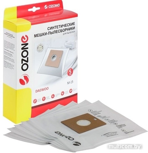 Комплект одноразовых мешков Ozone M-15