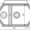 Кухонная мойка KitKraken Creek Y-900M (белый)