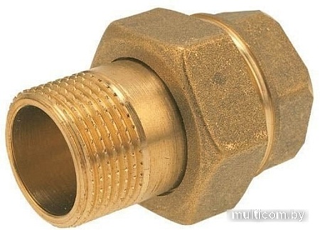 Фитинг Ferro Муфта cоединительная прямая латунная 3/4" с 0-рингом SGU3