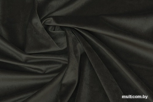 Диван Brioli Честерфилд трехместный (микровелюр, В17 темно-серый)