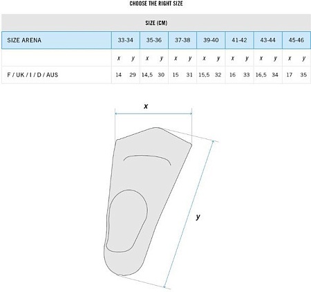 Ласты ARENA Powerfin 95218 95 (р. 41-42, розовый)