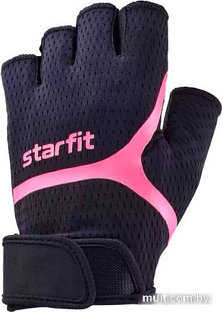 Перчатки Starfit WG-103 (черный/малиновый, XS)