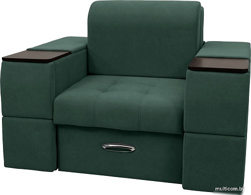 Сириус Лидер-13 НПБ 135x110 (Eva 19 велюр темно-зеленый)