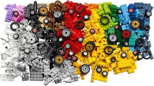 Конструктор LEGO Classic 11014 Кубики и колеса