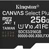Карта памяти Kingston Canvas Select Plus microSDXC 256GB SDCS3/256GBSP