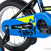 Детский велосипед Novatrack Twist New 14 141TWIST.BK20 (черный/синий)