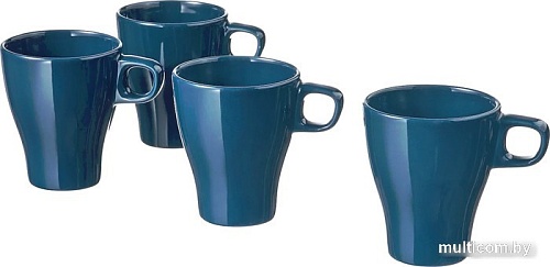 Набор кружек Swed House Kaffekopp MR3-36 (темно-бирюзовый)