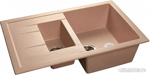 Кухонная мойка GranFest GF-Q775KL (светло-розовый)