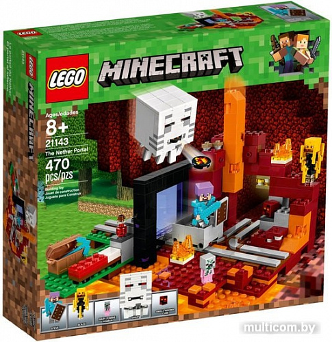 Конструктор LEGO Minecraft 21143 Портал в Подземелье