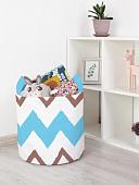 Корзина JoyArty Разноцветные зигзаги toba_6935_S