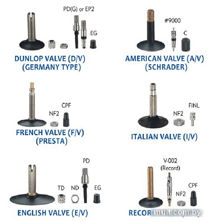 Велокамера Chaoyang 700x38/45C 38/45-622/630 F/V 48mm Y122608
