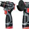 Profipower ProfiSet-2B16 E0229 (шуруповерт, болгарка, 2 АКБ, кейс)