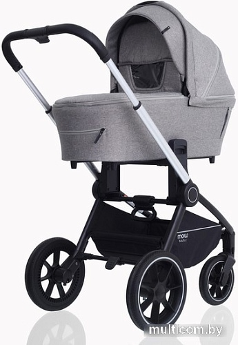 Универсальная коляска Rant MOWbaby Zoom PU (2 в 1, silver beige)