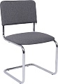 Офисный стул AksHome Славия Leto 68 (темно-серая ткань/хром)