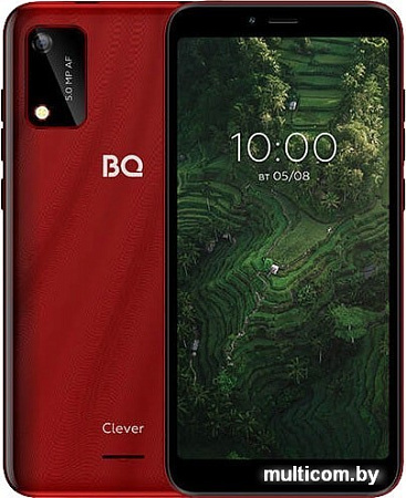 Смартфон BQ-Mobile BQ-5745L Clever 1GB/16GB (красный)